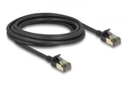 Delock RJ45 hálózati kábel Cat. 8.1 F/FTP Slim Pro 3 m, fekete (80341) (80341)