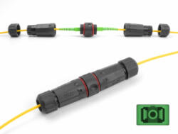 Delock optikai kábel csatlakozó SC Simplex anya SC Simplex anya APC vízálló (87869) (87869)