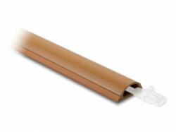 Delock Kábelcsatorna öntapadós 30 x 11 mm - hosszúság 1 m fahatású (20730) (20730)