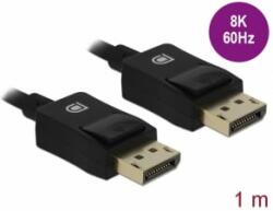 Delock Koaxiális DisplayPort kábel 8K 60 Hz 1 m (85300) - aqua