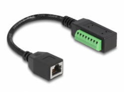 Delock RJ45 Kábel Cat. 5e anya - Terminal Block Adapter 21, 5 cm (66053)