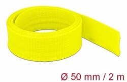 Delock Fonott kábelharisnya nyújtható 2 m x 50 mm sárga (20760) - aqua