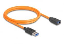 Delock USB 5 Gbps kábel A-típusú USB apa - A-hüvely USB apa kötött felvételre 1 m narancs színű (87963) (87963)