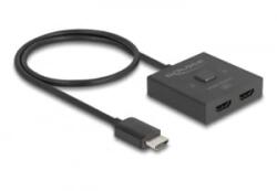 Delock HDMI kapcsoló 2 az 1-ben Kétirányú 8K (18901) (18901)