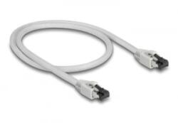 Delock RJ45 hálózati kábel Cat. 8.1 S/FTP 0, 5 m szürke (80557) (80557)