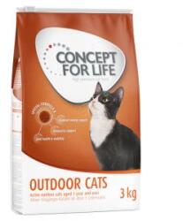Concept for Life 3kg Concept for Life Outdoor Cats száraz macskatáp -15% kedvezmény