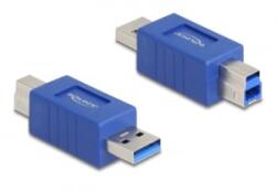 Delock USB 5 Gbps adapter A-típusú USB apa B-típusú USB apa (elforgatott elrendezés) (67213)