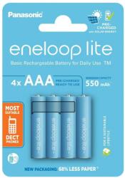 Panasonic Panasonic - 4 db Tölthető elem AAA Eneloop Lite 550 mAh FT1040 (FT1040)