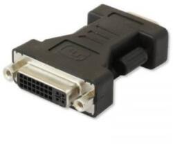 TECHLY VGA / DVI Átalakító [1x VGA dugó - 1x DVI alj, 24+5 pólusú] Fekete