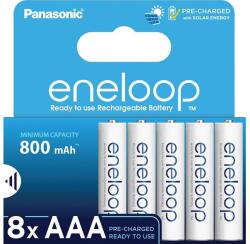Panasonic - 8 db Tölthető elem AAA Eneloop 800 mAh 35056708 (FT1044)