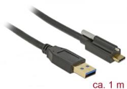 Delock SuperSpeed USB 10 Gbps (USB 3.1 Gen 2) kábel A-típusú apa csatlakozó > USB Type-C apa csatla (83717) (83717)