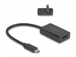 Delock Adapter HDMI anya - USB Type-C apa (DP Alt Mode) 4K, PD 100 W-tal (61058) (61058) - aqua