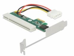 Delock Bővítőkártya PCI Express x1 - 1 x PCI 32 Bit 5 V bővítőhely (90063) (90063) - aqua