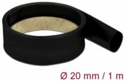 Delock Fekete zsugorcső 1 m x 20 mm (18978) (18978)