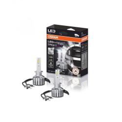 OSRAM Led Lámpa, Égő, Autó Izzó, Fényszóró, 2 Darabos Csomag, H1, 13 Watt, Hideg Fehér, Plug&Play, Osram Ledriving Truck