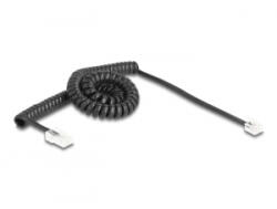 Delock Telefon csavart kábel RJ11 apa - RJ45 apa fekete színű 3 m (88480) (88480)