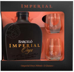 Ron Barceló Imperial Onyx rum 0, 7l 38% + 2 pohár DD