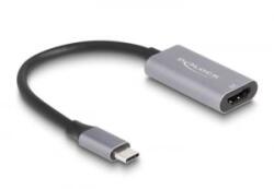 Delock USB Type-C adapter HDMI (DP Alt Mode) 8K-hez HDR funkcióval alumínium (60021) (60021) - aqua
