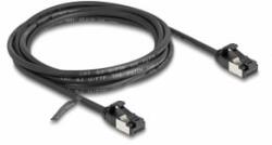 Delock RJ45 kábel apa - apa Cat. 8.1 flexibilis 2 m fekete (80184)
