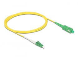Delock Kábel, optikai szálas LC-APC > SC-APC Simplex egyszeres OS2, 2 m (83861)