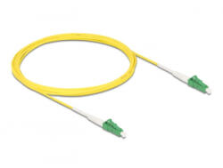 Delock Kábel, optikai szálas LC-APC > LC-APC Simplex egyszeres OS2, 3 m (83229) (83229) - aqua