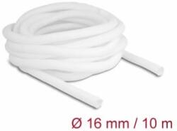 Delock Fonott kábelharisnya önzáródó 10 m x 16 mm fehér (20814) - aqua