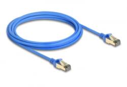 Delock RJ45 hálózati kábel Cat. 8.1 F/FTP vékony 3 m kék (80335) (80335)