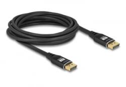 Delock DisplayPort kábel 8K 60 Hz 5 m fekete fém (80623) (80623)