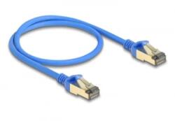 Delock RJ45 hálózati kábel Cat. 8.1 F/FTP vékony 0, 5 m kék (80332)
