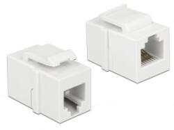 Delock Keystone modul RJ12 anya > RJ12 anya CAT. 3 fehér (86380) - aqua