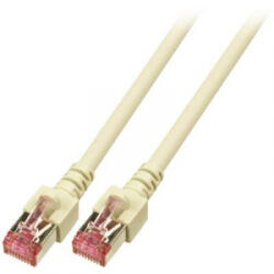 EFB Elektronik RJ45 Hálózat Csatlakozókábel CAT 6 S/FTP 3.00 m Szürke Lángálló, Halogénmentes, Védővel, Aranyozatt érintkező EFB Elektronik