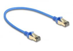 Delock RJ45 hálózati kábel Cat. 8.1 F/FTP vékony 0, 3 m kék (80331)