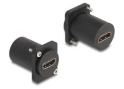 Delock D-típusú Modul HDMI 8K 60Hz anya anya csavarokkal fekete (88109)