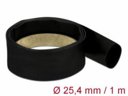 Delock Fekete, hőre szűkülő tubus 1 m x 25, 4 mm méretű szűkülési aránya 4: 1 (20663) (20663)