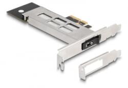 Delock PCI expressz kártya mobil-rack 1 x M. 2 NMVe SSD-hez - alacsony profilú formatényező (47028) - aqua
