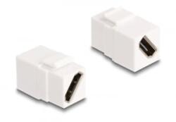 Delock Keystone modul HDMI anya - anya diagonális 8K 60 Hz fehér (90327)