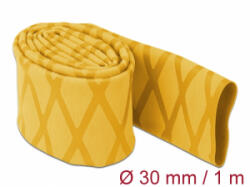 Delock Zsugorcső X-mintás nem csúszós 1 m x 30 mm sárga (19599) - aqua