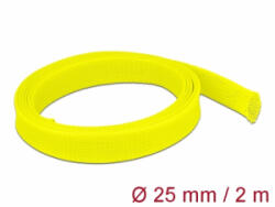 Delock Fonott kábelharisnya nyújtható 2 m x 25 mm sárga (20750) - aqua