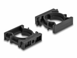 Delock Kábel borító tartó záróklippel 28, 5 mm 4 db. fekete (60487)
