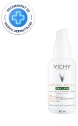 Vichy Folyékony fényvédő zsíros, pattanásos bőrre SPF 50+ Vichy Capital Soleil UV Clear, 40ml