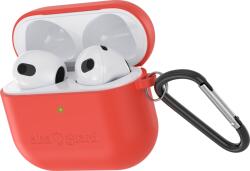 AlzaGuard Skinny Silicone Case Airpods 4 piros tok (AGD-ACSS5R)