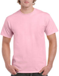 Gildan Uniszex póló Rövid ujjú Gildan Ultra Cotton Adult T-Shirt - M, Világos rózsaszín (pink)