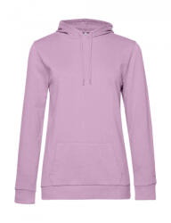 B&C Collection Női kapucnis hosszú ujjú pulóver B and C #Hoodie /women French Terry L, Cukorka rózsaszín