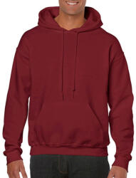 Gildan Uniszex Pulóver Kapucnis Hosszú ujjú Gildan Heavy Blend Hooded Sweat - M, Garnet