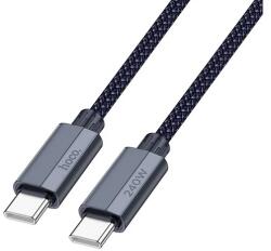 hoco. U134 cablu de date (Tip-C - Tip-C, 240W, încărcător rapid PD 3.0, 180cm, șiret) BLUE U134_180 (U134_180)