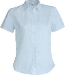Kariban Női blúz Kariban KA536 Ladies' Short-Sleeved Oxford Shirt -XL, Oxford Blue