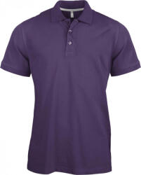 Kariban Férfi galléros póló Kariban KA241 Men'S Short-Sleeved polo Shirt -3XL, Purple