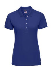 Russell Europe Női rövid ujjú galléros póló Russell Europe Ladies' Fitted Stretch Polo XL, Világos királykék