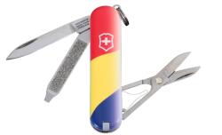 Victorinox Classic SD Drapel Ro 0.6223. 7R2 multifunkciós zsebkés, ajándékdobozban