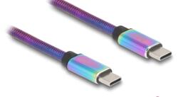 Delock Cablu de date Delock 81116, USB-C male - USB-C male, 2m, Rainbow (81116)